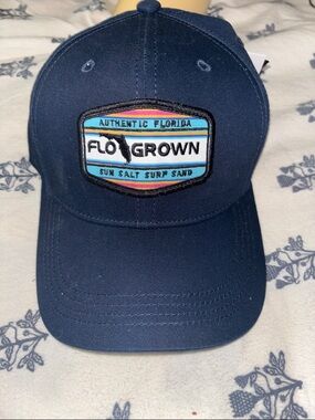 FloGrown Men’s Navy Patch Baseball Cap